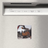 Het laden van een Logging Truck Magnet (Insitu (Vaatwasser))