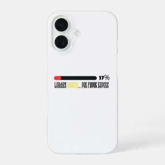 Het laden van energie… Por Favor Espere Hispanic H iPhone 16 Hoesje