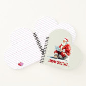 Het laden van Kerstmis Funny Santa Design Notitieboek (Binnen)