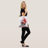 Het laden van Kerstmis Funny Santa Design Tote Bag (Op model)