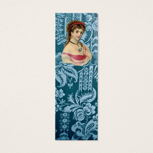Het Lady bladwijzer Mini Visitekaartjes (Voorkant)