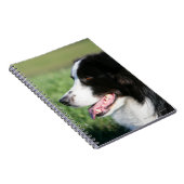 Het Lagen van de Puppy van de grens Notitieboek (Rechterzijde)