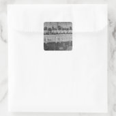 Het Lagerhuis Vierkante Sticker (Tas)