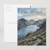 Het Lake District Engeland Briefkaart (Voorkant / Achterkant)