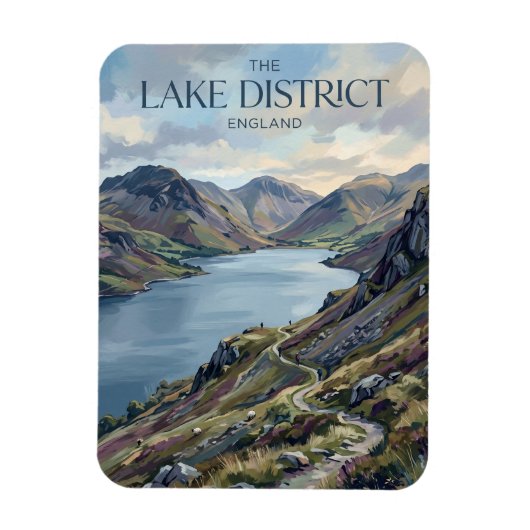 Het Lake District Engeland Magneet (Verticaal)