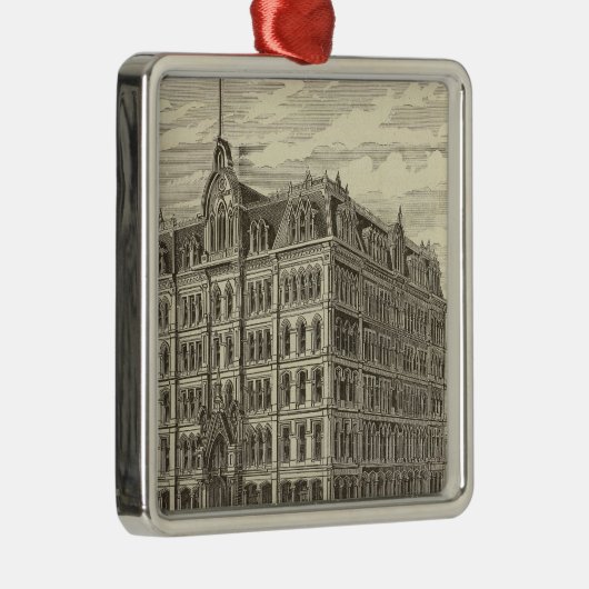 Het Lakeside-gebouw, Chicago Metalen Ornament (Rechts)