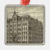 Het Lakeside-gebouw, Chicago Metalen Ornament (Voorkant)