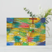 Het Lam, Infinity Stippen van After Paul Klee Feestdagenkaart (Staand voorkant)