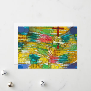 Het Lam, Infinity Stippen van After Paul Klee Feestdagenkaart