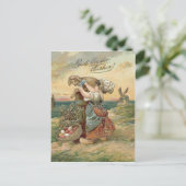 Het Lam van het Paasei van de Windmolen van het Feestdagenkaart (Staand voorkant)