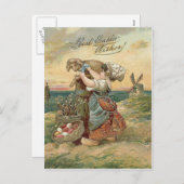 Het Lam van het Paasei van de Windmolen van het Feestdagenkaart (Voorkant / Achterkant)