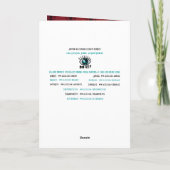 Het Lam van Manchu van Fu - Jaar Schapen Feestdagen Kaart (Achterkant)