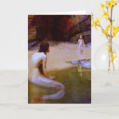 HET LAND BABY (zeemeermin) ~ Kaart (Gele Bloem)