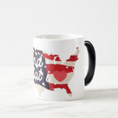 Het land dat ik liefheb magische mok (Voorkant rechts)