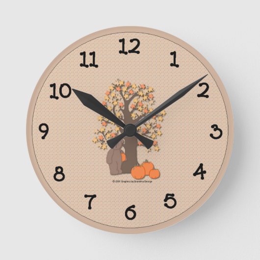 Het land draagt de Klok van de Muur van de Herfst (Voorkant)