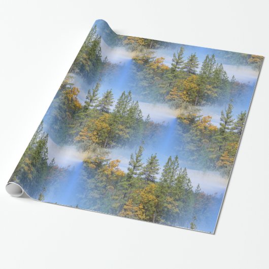 Het land in de herfst... cadeaupapier (Uitgerold)