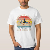 Het land is als rijden t-shirt (Voorkant)