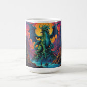 Het land is de draak koffiemok (Center)