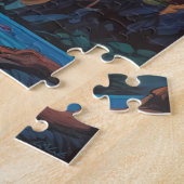 Het land is de draak legpuzzel (Zijkant)