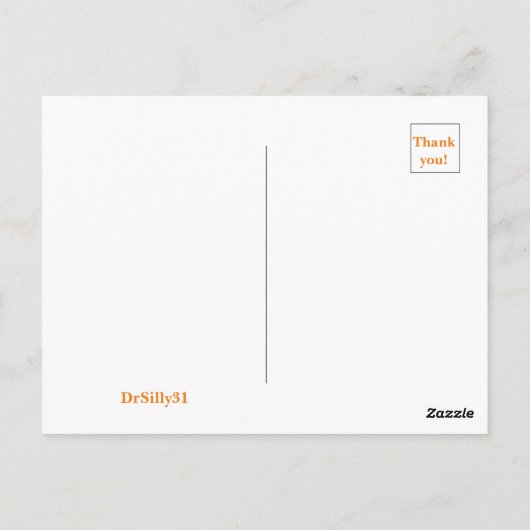 het land van betoging briefkaart (Achterkant)