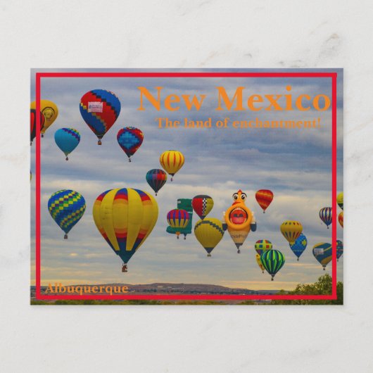 het land van betoging briefkaart (Voorkant)