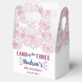 Het land van de drie! 4 juli 3 jarig feest bedankdoosjes (Geopend)