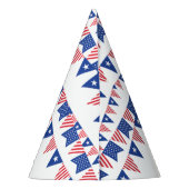 Het land van de drie! 4 juli 3e verjaardag feesthoedjes (Achterkant)