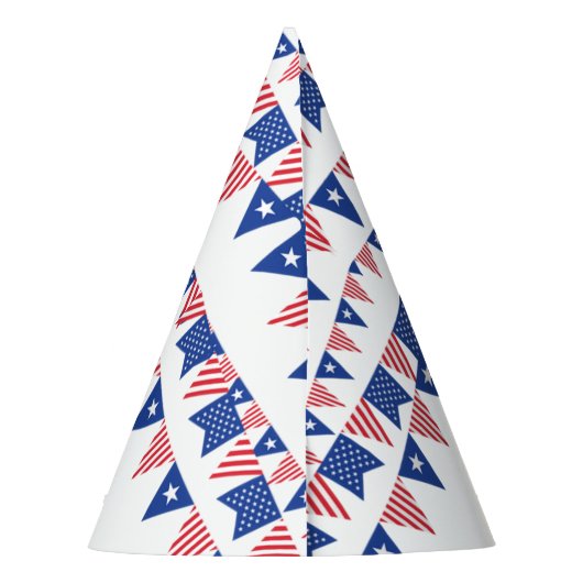 Het land van de drie! 4 juli 3e verjaardag feesthoedjes (Achterkant)