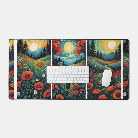 Het land van de drie zonnen bureaumat (Keyboard & Muis)