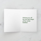 Het Land van de fee Feestdagen Kaart (Binnen)