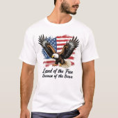 Het land van de Free Eagle T-shirt (Voorkant)