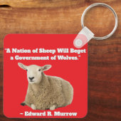 Het land van de schapen Sleutelhanger (Achterkant)