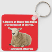 Het land van de schapen Sleutelhanger (Achterkant)