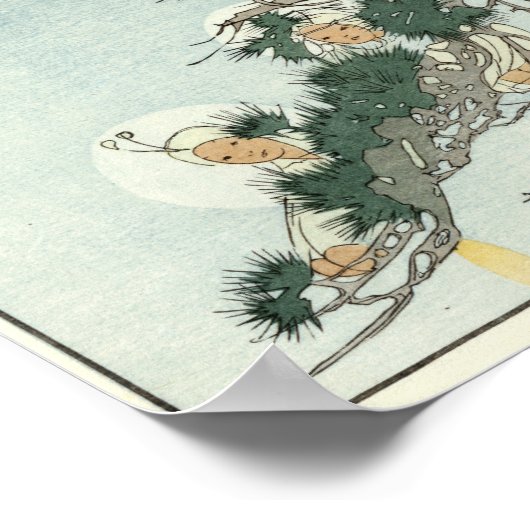 Het land van de vogel van Bertha Lum Poster (Hoek)