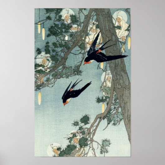 Het land van de vogel van Bertha Lum Poster (Voorkant)
