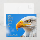 Het land van de Vrijheid, het huis van de Brave Briefkaart (Voorkant / Achterkant)