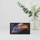 Het land van de Vrijheid, het huis van de Brave Visitekaartje (Staand voorkant)