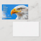 Het land van de Vrijheid, het huis van de Brave Visitekaartje (Voorkant / Achterkant)