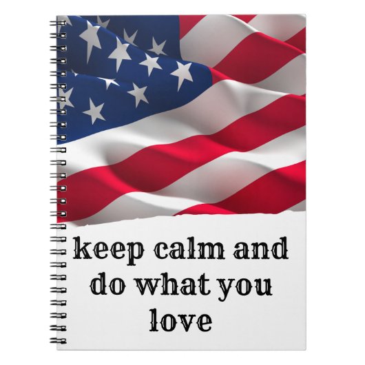 Het land van de vrijheid notitieboek (Voorkant)