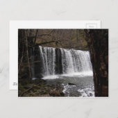 Het land van de waterval in Wales, bakens Brecon Briefkaart (Voorkant / Achterkant)