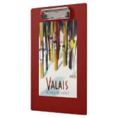 Het land van de zon - de huid staat in sneeuw klembord (Links)