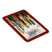 Het land van de zon - de huid staat in sneeuw magneet (Rechterzijde)