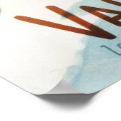 Het land van de zon - de huid staat in sneeuw poster (Hoek)