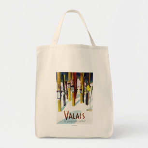 Het land van de zon - de huid staat in sneeuw tote bag
