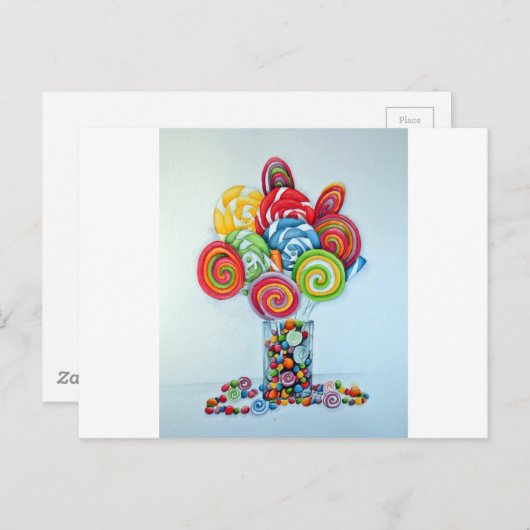 Het land van het snoep briefkaart (Voorkant / Achterkant)