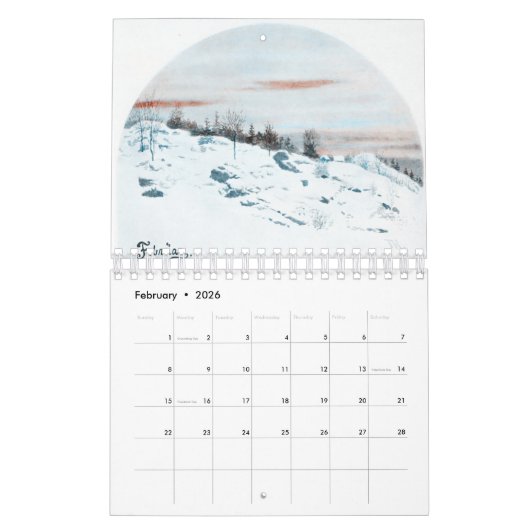 Het Land van Kittelsen Kalender (Feb 2026)