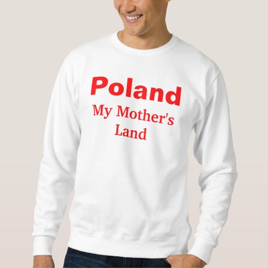 Het land van mijn moeder Polen Trui (Voorkant)