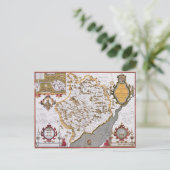 Het Land van Monmouth, gegraveerd door Jodocus Briefkaart (Staand voorkant)