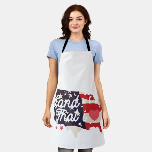 Het land waar ik van hou schort (Gedragen)