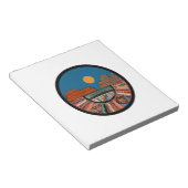 Het land zegende notitieblok (Schuin)